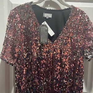 Jcrew sequin T-shirt dress